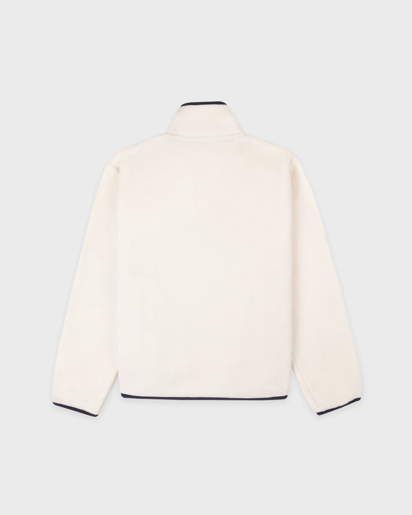 Sporty & Rich Nautical Polar Quarter Zip - Ecru