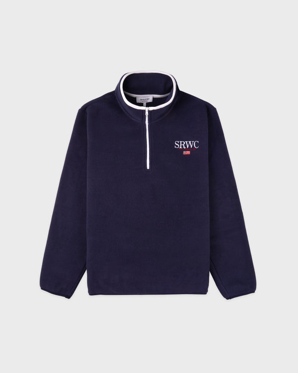 Sporty & Rich Nautical Polar Quarter Zip Men - Navy