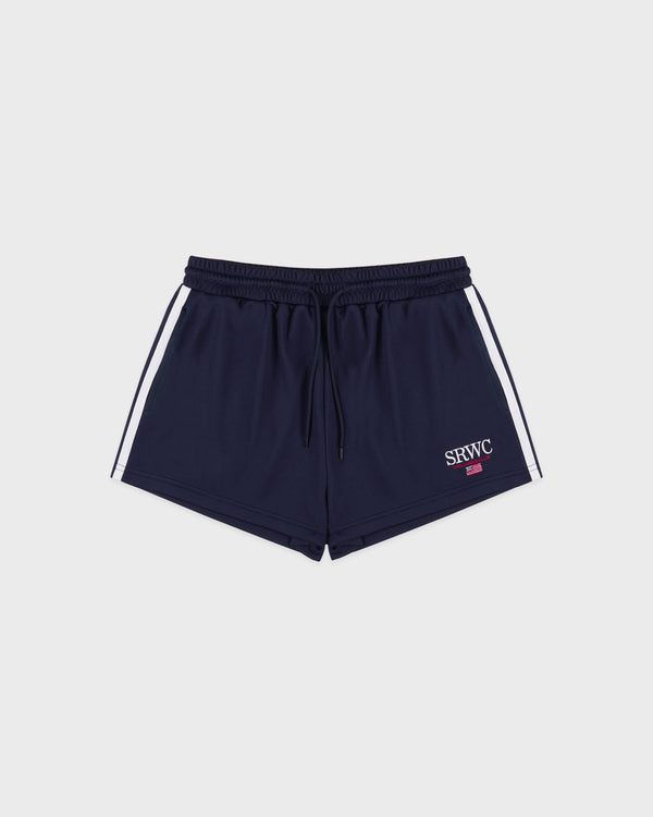 sporty & rich Nautical Roller Short - Navy