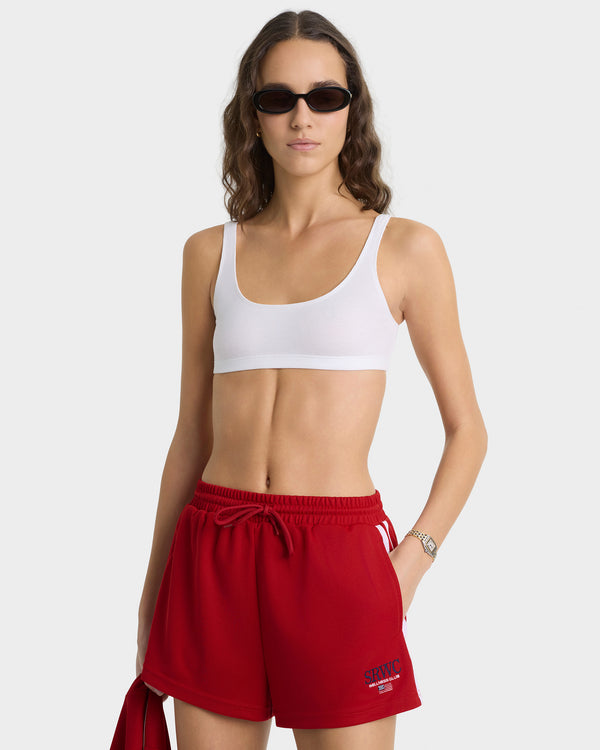 Sporty & Rich Nautical Roller Short - Ruby