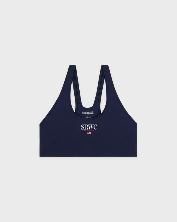 sporty & rich Nautical Sports Bra - Navy