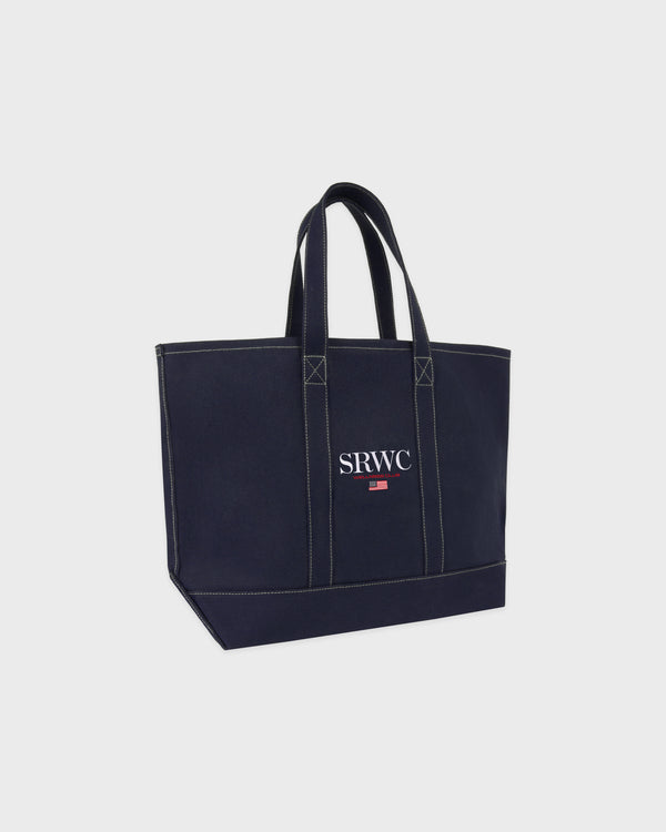 Sporty & Rich Nautical Tote Bag - Navy