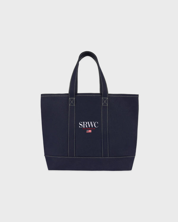 sporty & rich Nautical Tote Bag - Navy