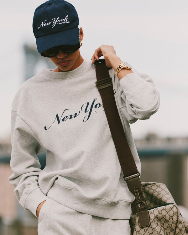 Sporty & Rich New York Hat - Navy/White
