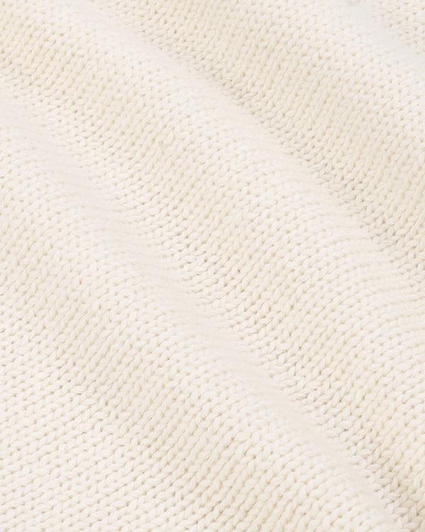 Sporty & Rich NY Crest Knitted Turtleneck - Ecru