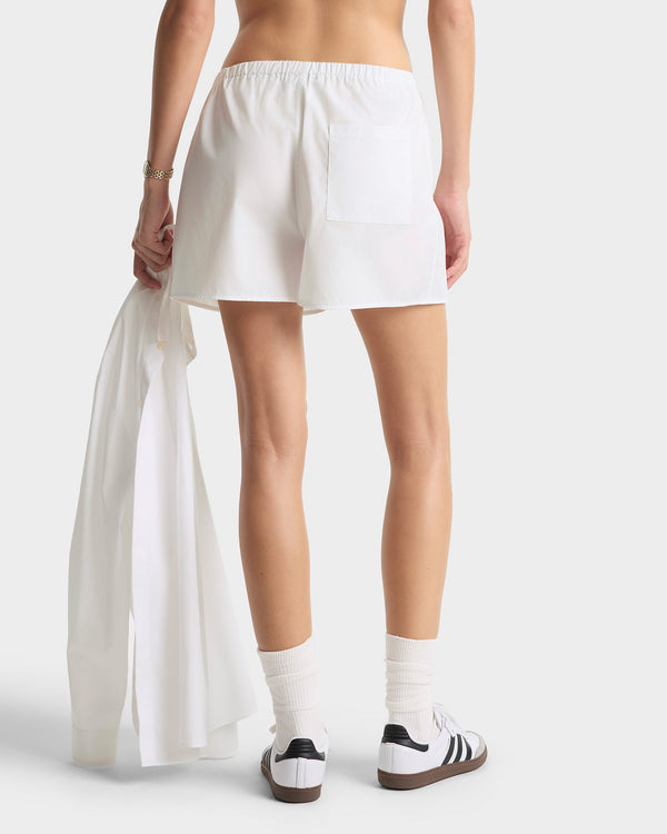 Sporty & Rich NY Crest Mini Boxer - White/Navy