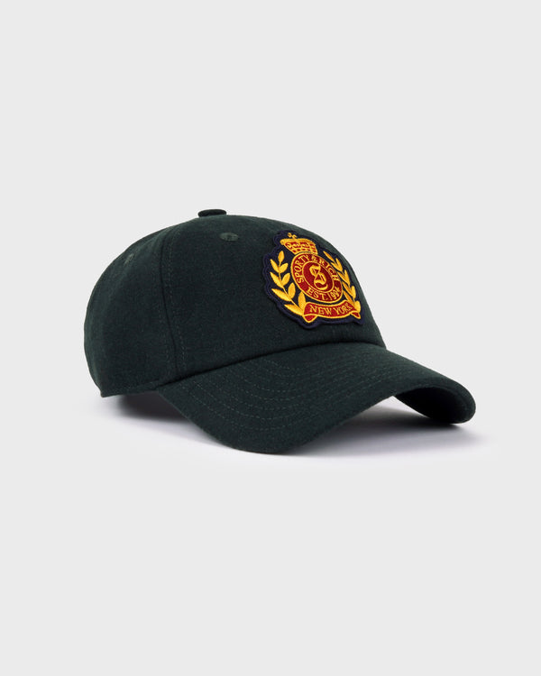 Sporty & Rich NY Crest Wool Hat - Forest