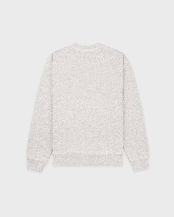Sporty & Rich NY Health Club Crewneck - Heather Gray