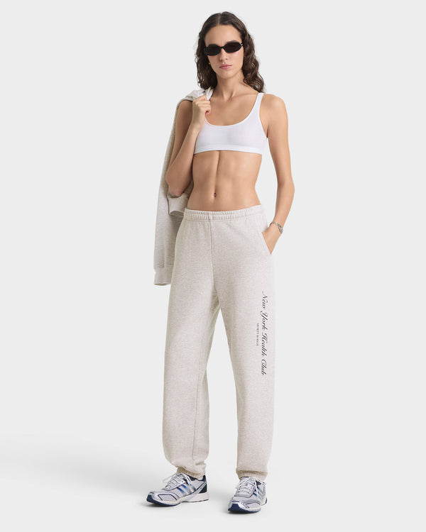 Sporty & Rich NY Health Club Sweatpant - Heather Gray