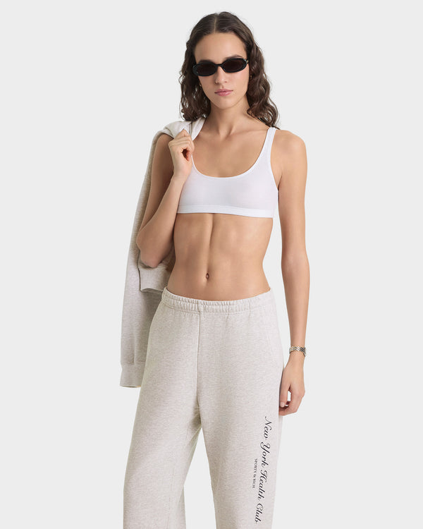Sporty & Rich NY Health Club Sweatpant - Heather Gray