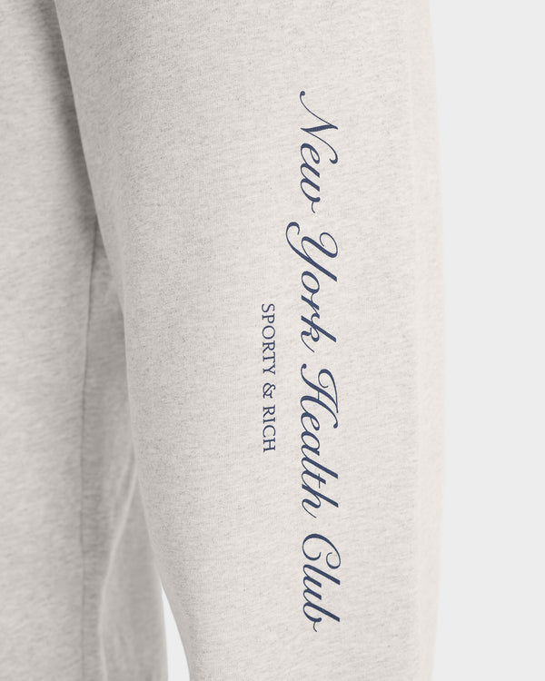 Sporty & Rich NY Health Club Sweatpant - Heather Gray