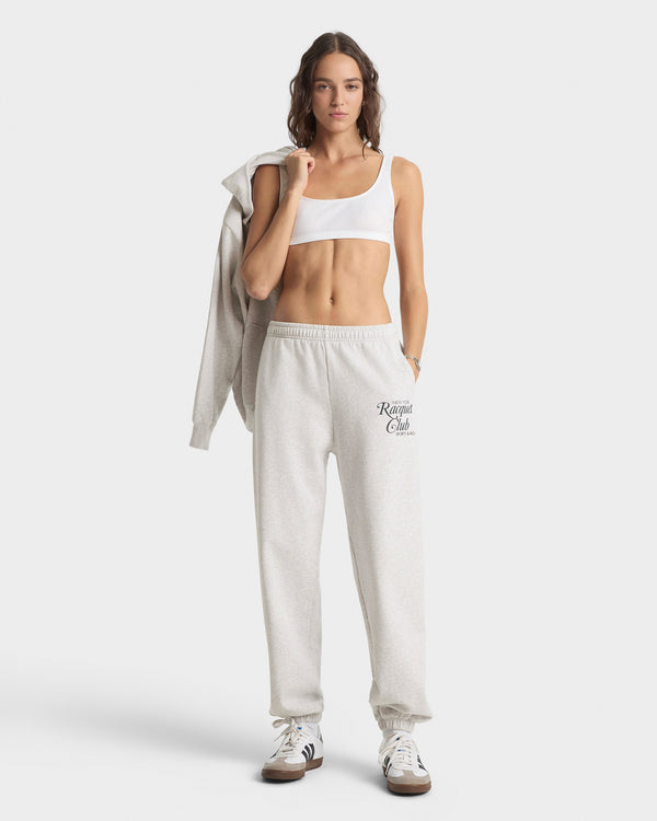 Sporty & Rich NYRC Sweatpant - Heather Gray/Forest