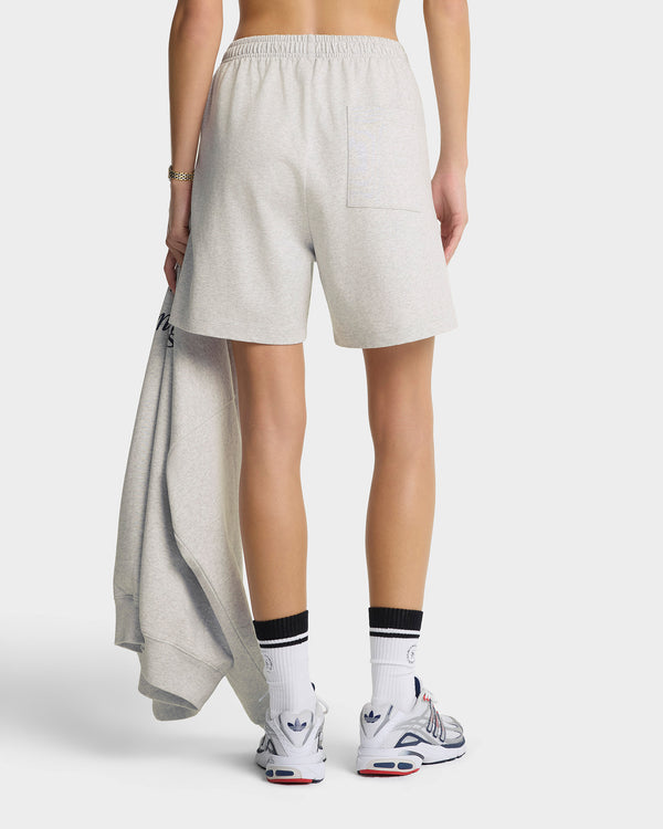 Sporty & Rich Run Club Gym Short - Heather Gray/Navy