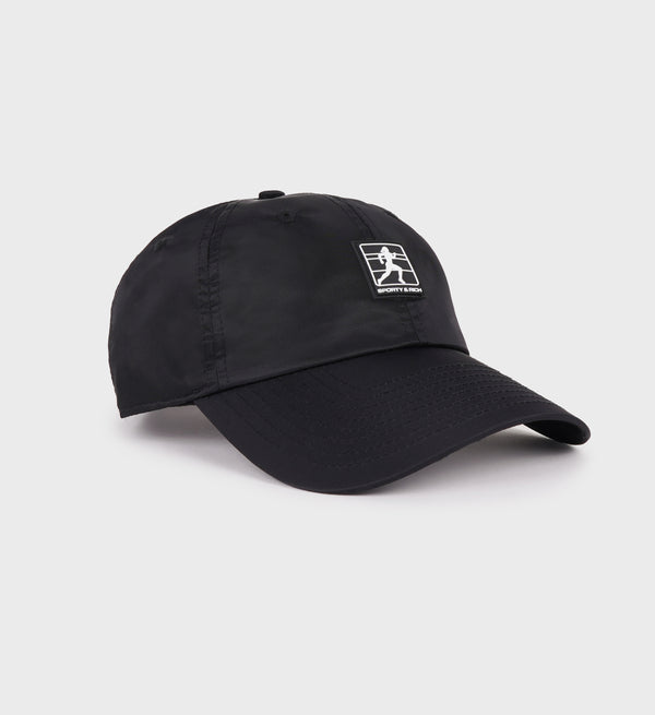 Sporty & Rich Running Woman Nylon Hat - Black/White