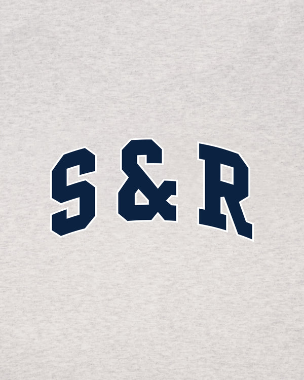 Sporty & Rich S&R Ivy Gym Short - Heather Gray/Navy