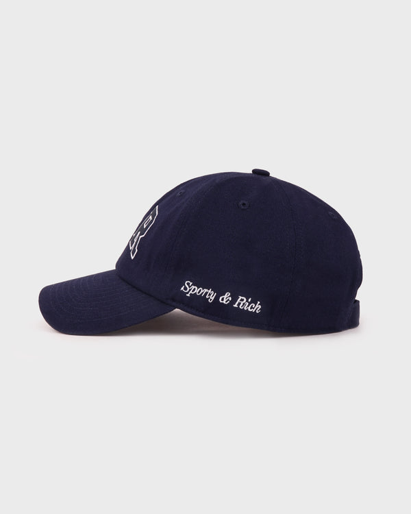 Sporty & Rich S&R Ivy Hat - Navy/White