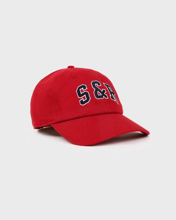 Sporty & Rich S&R Ivy Hat - Ruby/Navy