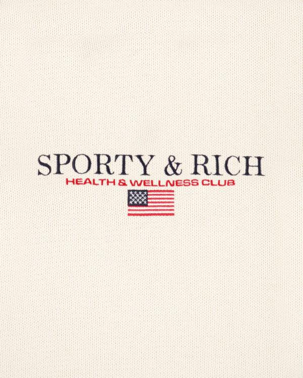 Sporty & Rich S&R Nautical Knitted Sweater - Ecru