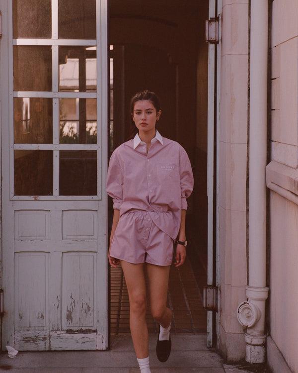 Sporty & Rich S.R. Sport Mini Boxer Short - Red Striped