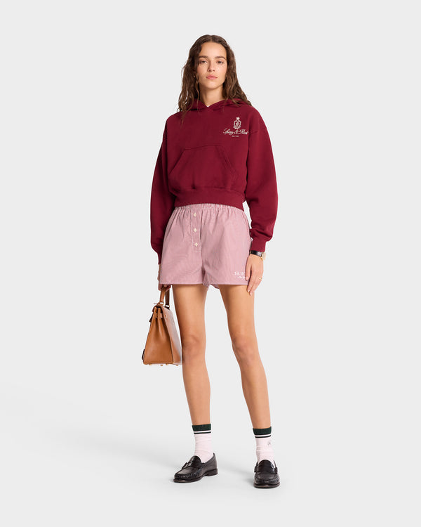 Sporty & Rich S.R. Sport Mini Boxer Short - Red Striped