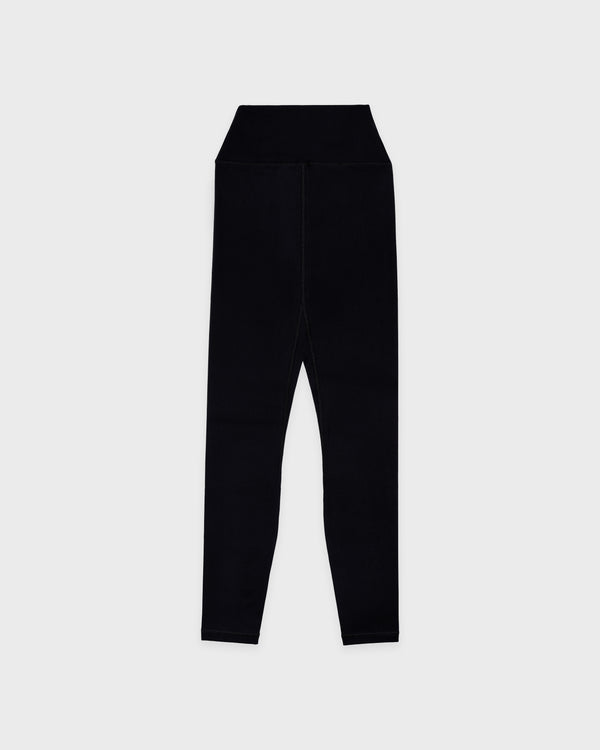 Sporty & Rich Signature Logo Legging - Black/White