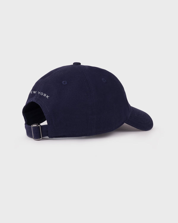 Sporty & Rich Signature NY Hat - Navy/White
