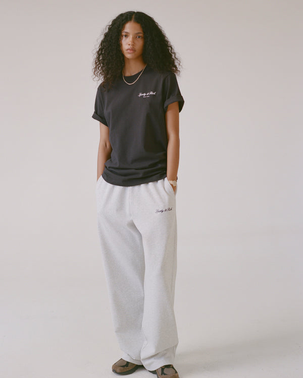 Sporty & Rich Signature NY T-Shirt - Black/White