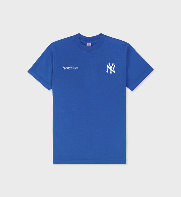 sporty & rich Slugger T-Shirt - Team Blue/White