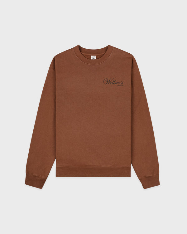 sporty & rich Soho Crewneck - Pecan