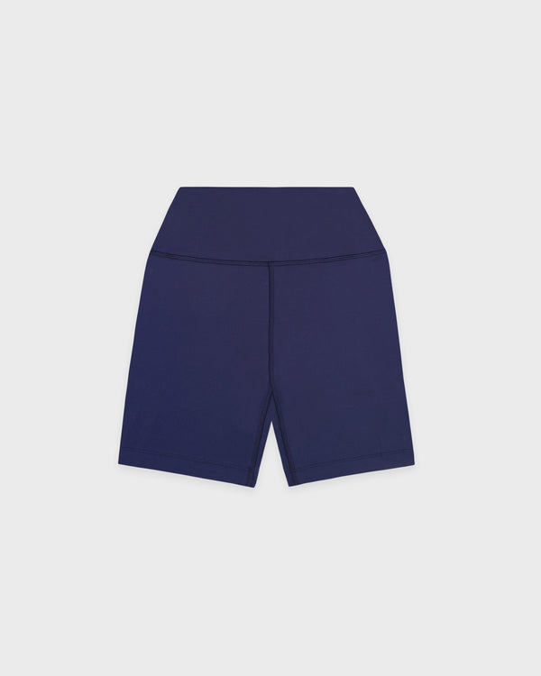 Sporty & Rich SR Runner Biker Short - Light Navy/White