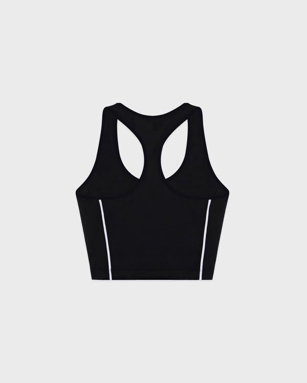 Sporty & Rich SR Runner Sports Tank - Black/White