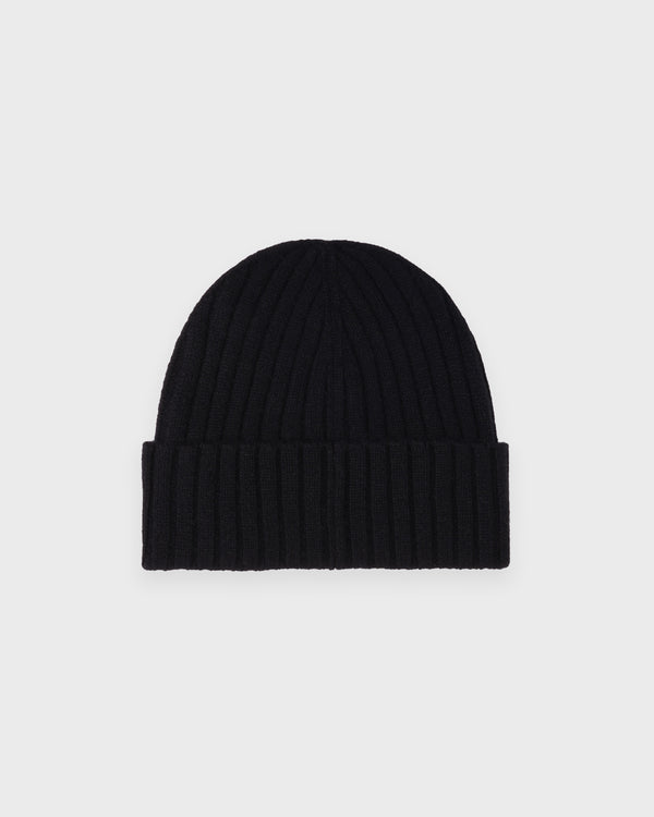 Sporty & Rich SRC Cashmere Beanie - Black/White