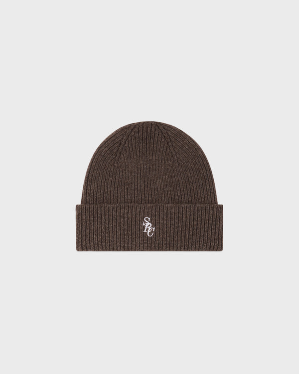 sporty & rich SRC Cashmere Beanie - Toffee