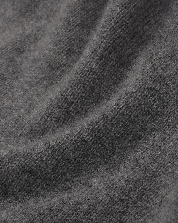 Sporty & Rich SRC Cashmere Hoodie - Cool Gray/White