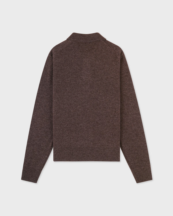 Sporty & Rich SRC Cashmere Polo - Toffee
