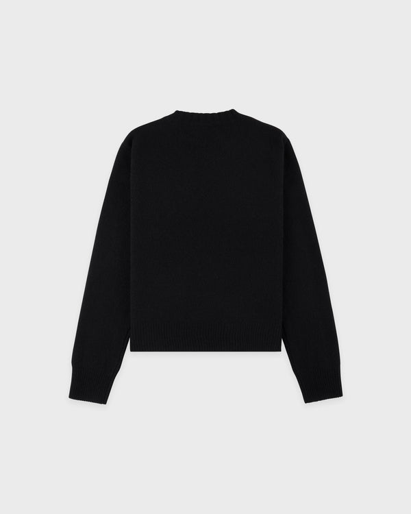 Sporty & Rich SRC Cashmere Sweater - Black/White