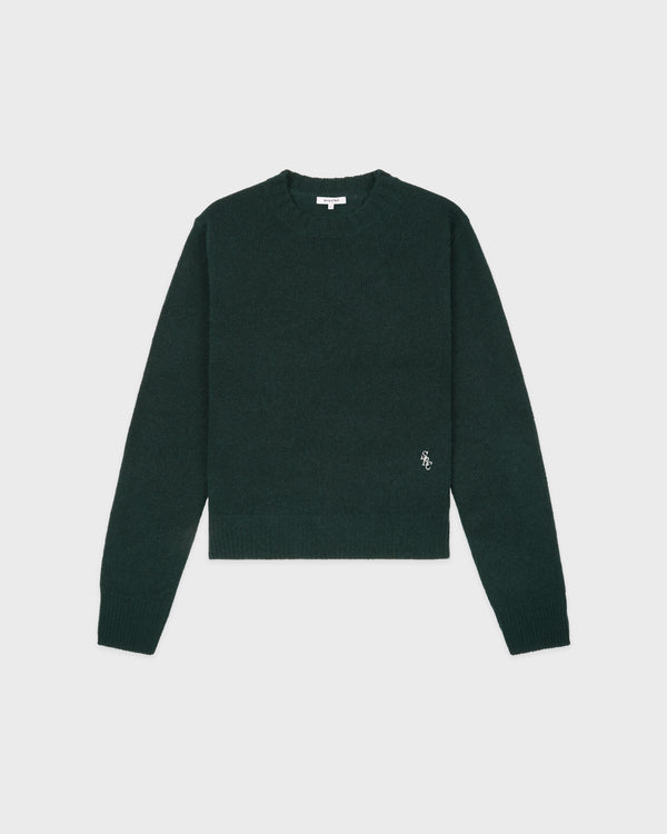 sporty & rich SRC Cashmere Sweater - Forest