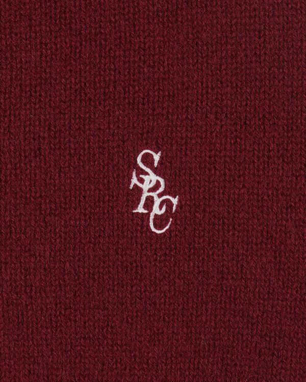 Sporty & Rich SRC Cashmere Sweater - Merlot