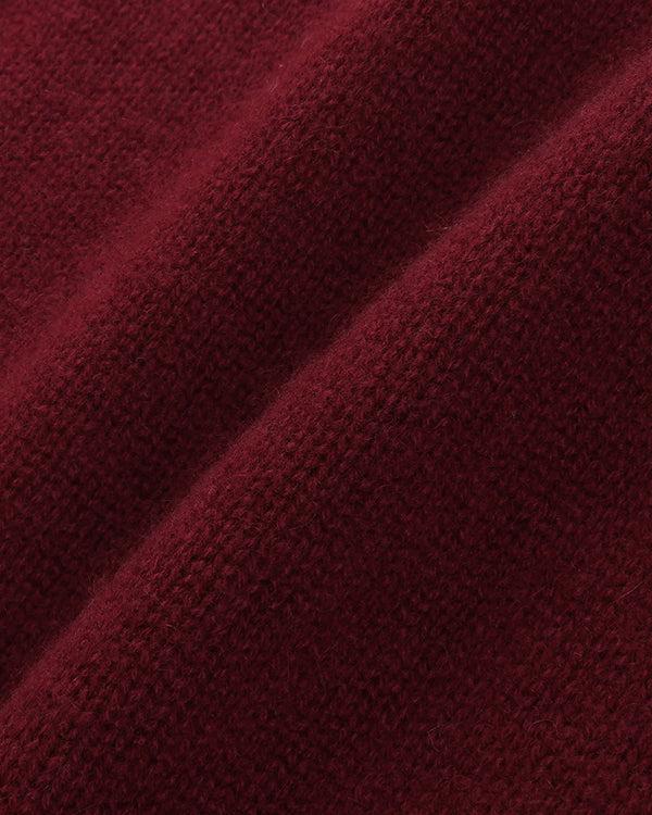 Sporty & Rich SRC Cashmere Sweater - Merlot