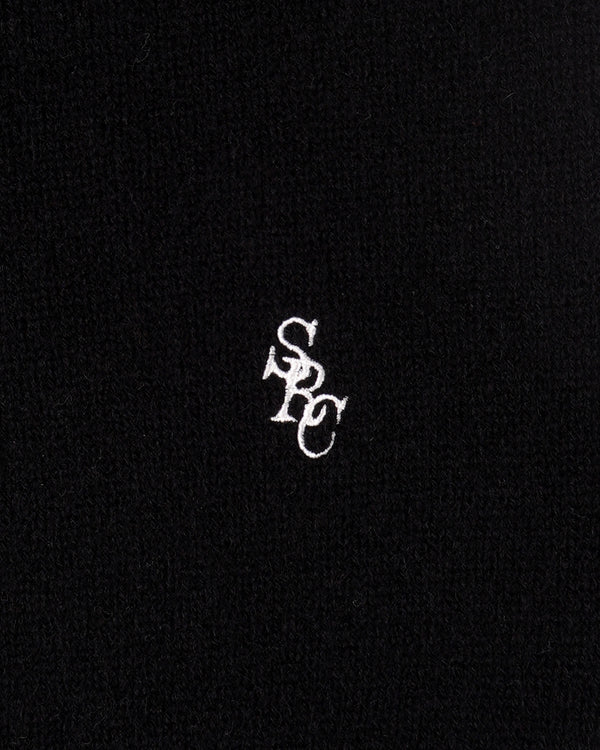 Sporty & Rich SRC Cashmere Trousers - Black/White