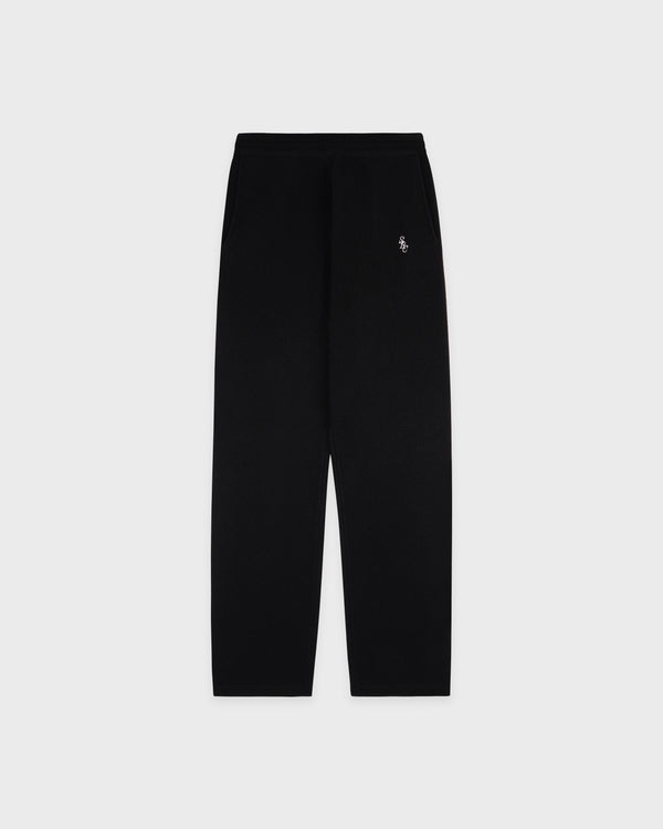 sporty & rich SRC Cashmere Trousers - Black/White