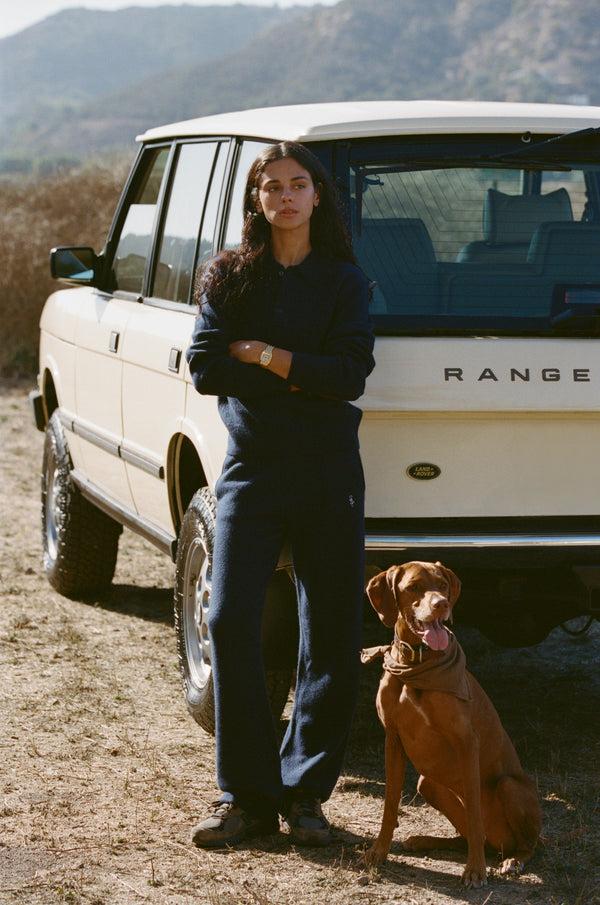 Sporty & Rich SRC Cashmere Trousers - Navy