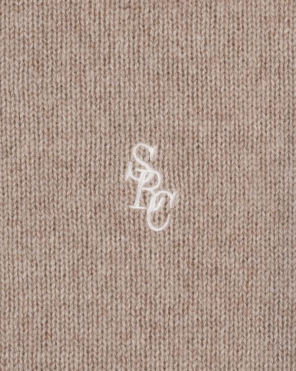 Sporty & Rich SRC Cashmere V-Neck Sweater - Tapioca