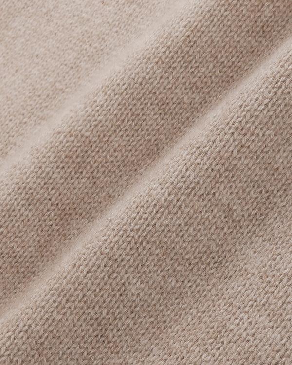 Sporty & Rich SRC Cashmere V-Neck Sweater - Tapioca