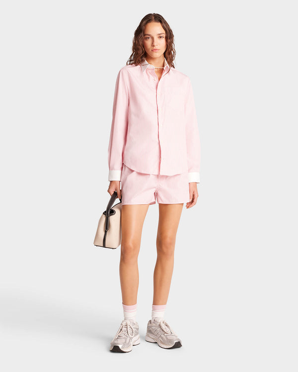 Sporty & Rich SRC Shirt - Ballet/White