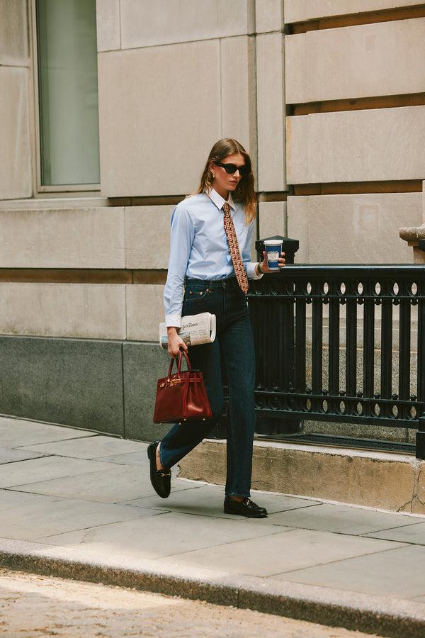 Sporty & Rich SRC Shirt - Sky Blue/White