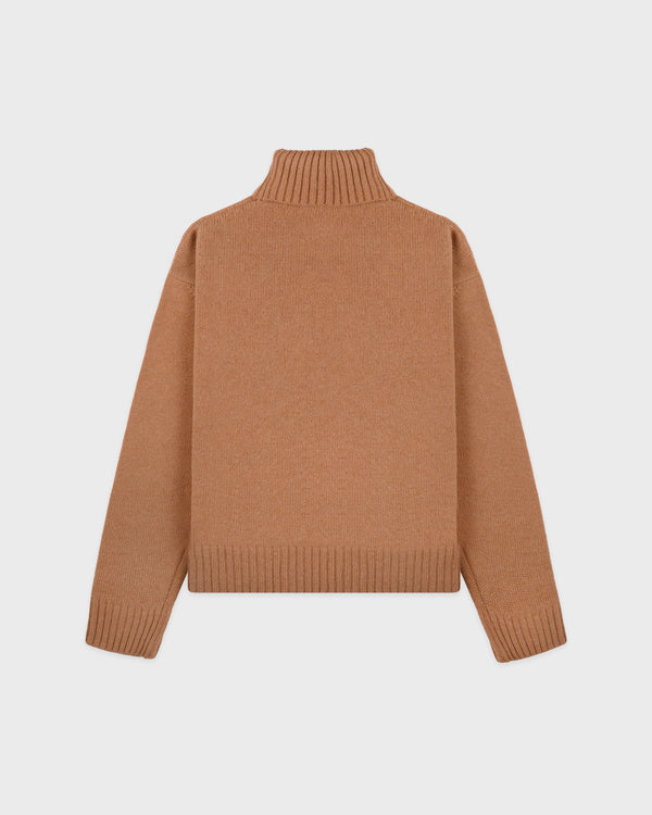 Sporty & Rich SRC Wool Turtleneck - Camel