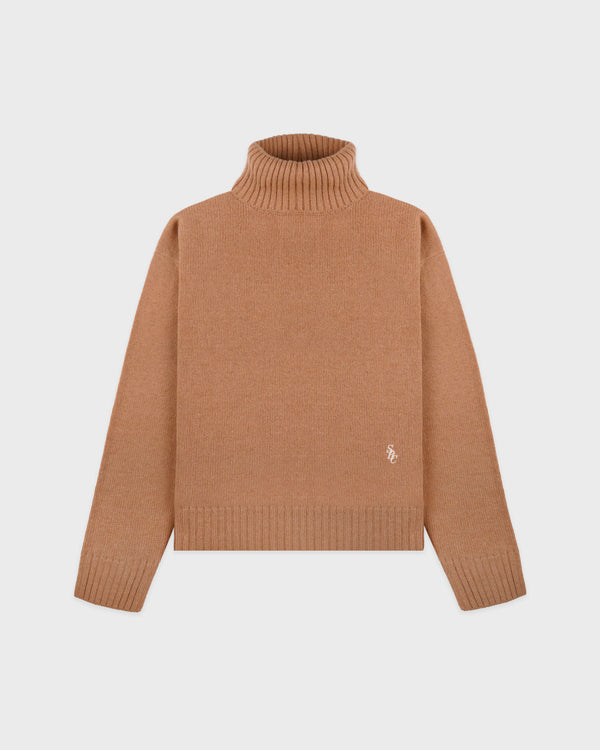 sporty & rich SRC Wool Turtleneck - Camel