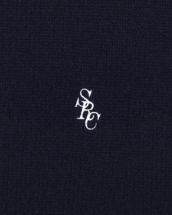 Sporty & Rich SRC Wool Turtleneck - Navy/White