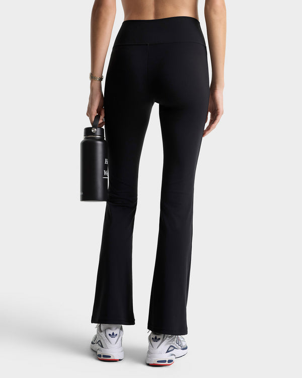 Sporty & Rich SRHWC Flared Legging - Black/White